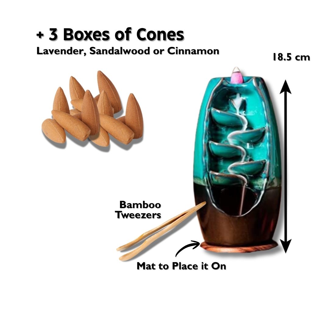 Aroma Waterfall + 3 boxes of cones