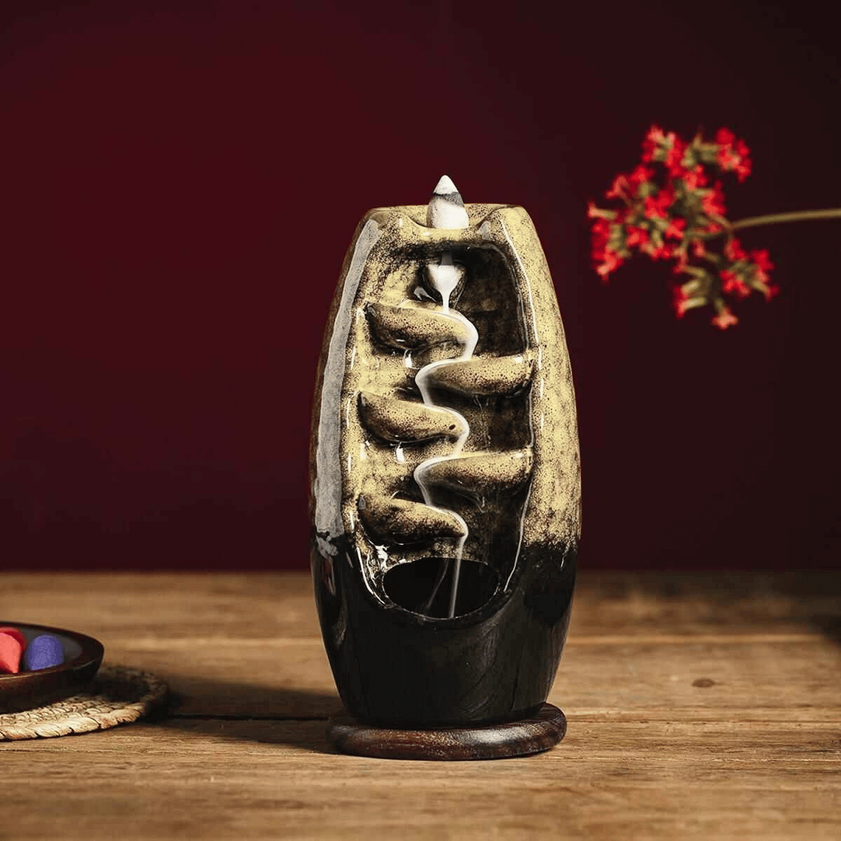 Aroma Waterfall - Incense Cones Included - kensance