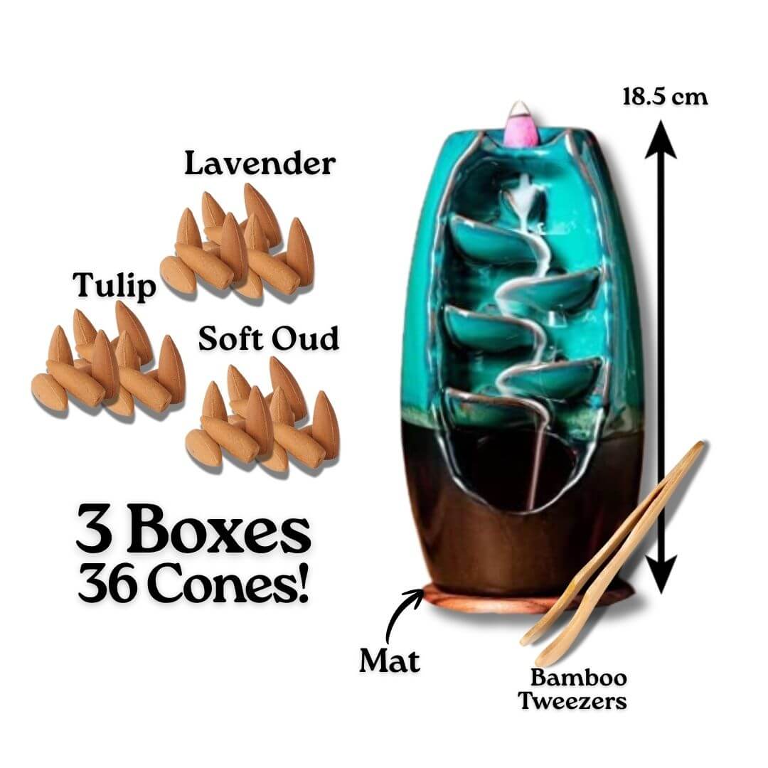 Aroma Waterfall + 3 boxes of cones