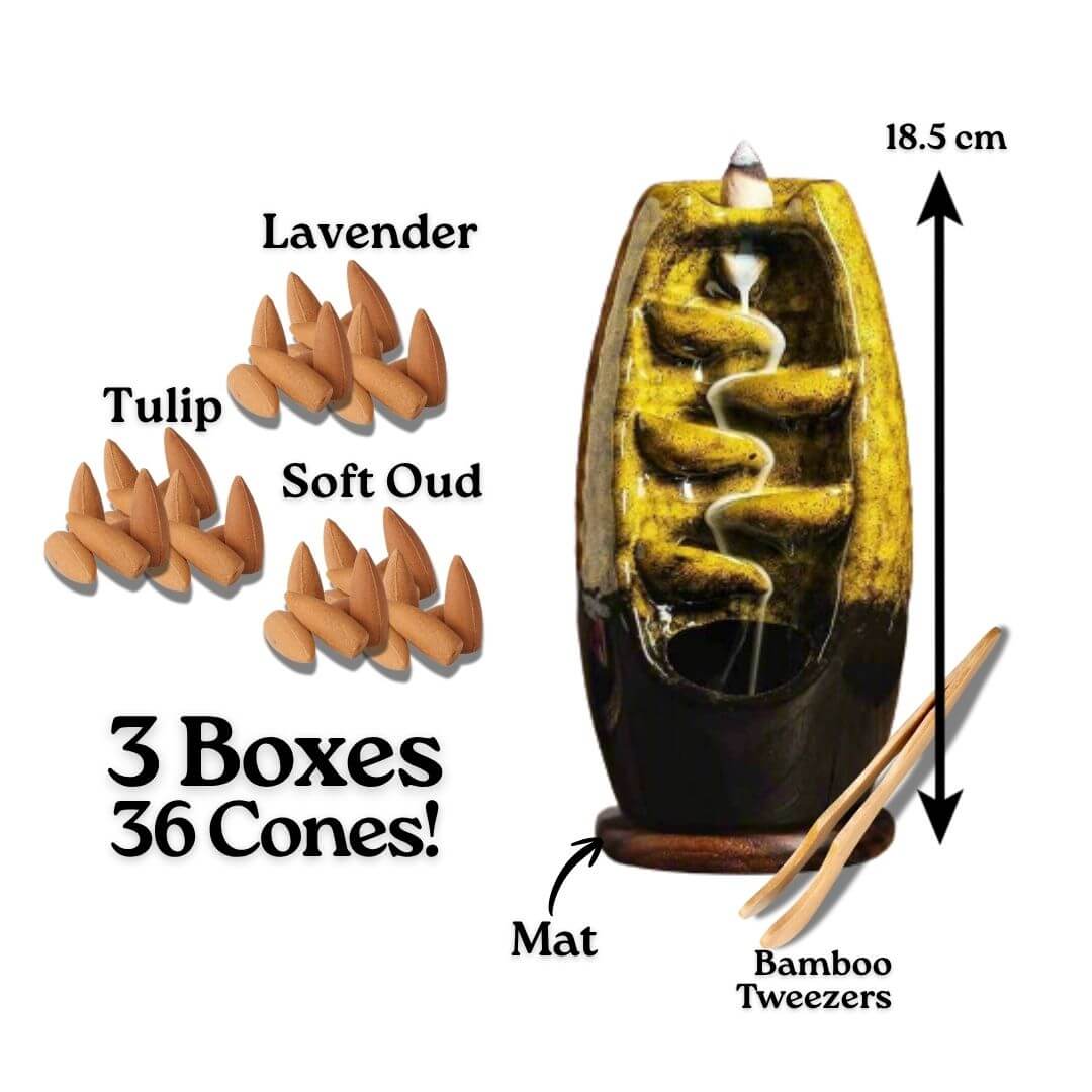 Aroma Waterfall + 3 boxes of cones