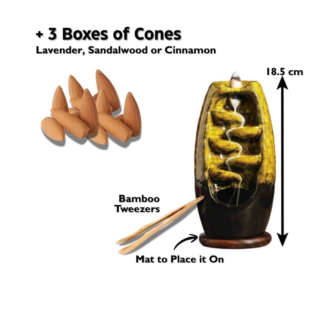Aroma Waterfall + 3 boxes of cones